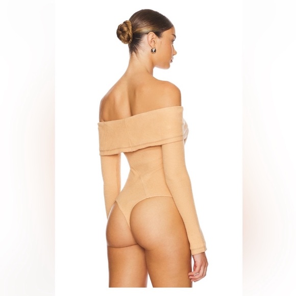 Free People Intimately FP Autumn Cozy Bodysuit In Toasted Size: XL NWOT - Picture 7 of 9